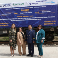 Казахстан: первый «флекси-поезд Европак» с растительным маслом отправился по маршруту Алматы-Шанхай