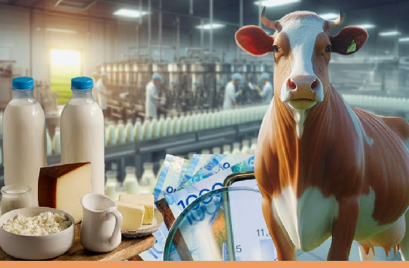 А много ль корова дает молока? Казахстанские молокозаводы обеспечили спрос на 95%